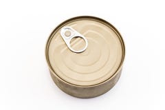 Nieotwarta puszka tuńczyk zdjęcia stock Nieotwarta puszka tuńczyk zdjęcia stock