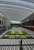 Nieuw Atrium van Cleveland Museum van Art. stock afbeelding Nieuw Atrium van Cleveland Museum van Art. stock afbeelding