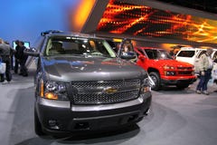 Nieuwe Chevrolet Tahoe 2011 royalty-vrije stock afbeeldingen Nieuwe Chevrolet Tahoe 2011 royalty-vrije stock afbeeldingen