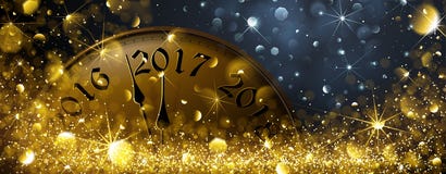 Nieuwjaren Vooravond 2017 stock illustratie Nieuwjaren Vooravond 2017 stock illustratie