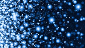 Nieve que cae en la noche La Navidad del Año Nuevo En los copos de nieve mullidos blancos de un fondo negro ilustración del vector Nieve que cae en la noche La Navidad del Año Nuevo En los copos de nieve mullidos blancos de un fondo negro ilustración del vector