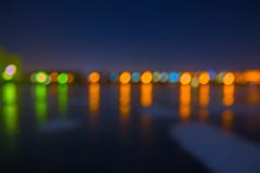 Night city lights blurred royalty free stock images Night city lights blurred royalty free stock images