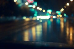 The night road in the city stock image The night road in the city stock image