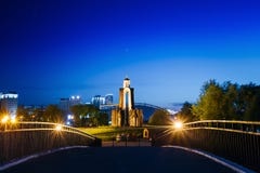 Night Scene Of Island Of Tears Or Island Of Stock Images Night Scene Of Island Of Tears Or Island Of Stock Images