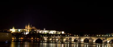 Night Seen In Prague Royalty Free Stock Photography