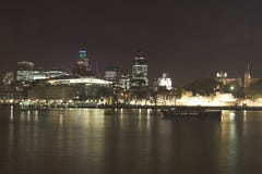 Night Skyline Of London Stock Images