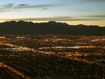 Night View from the Stratosphere Tower, Las Vegas, Nevada, USA royalty free stock photo Night View from the Stratosphere Tower, Las Vegas, Nevada, USA royalty free stock photo