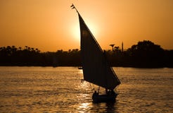 Nile Sunset Stock Photo