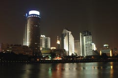 Ningbo Cityscape By Night Stock Images Ningbo Cityscape By Night Stock Images