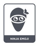ninja emoji icon in trendy design style. ninja emoji icon isolated on white background. ninja emoji vector icon simple and modern stock illustration ninja emoji icon in trendy design style. ninja emoji icon isolated on white background. ninja emoji vector icon simple and modern stock illustration