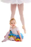 Niño de la danza con las piernas de la bailarina foto de archivo libre de regalías Niño de la danza con las piernas de la bailarina foto de archivo libre de regalías