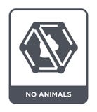 no animals icon in trendy design style. no animals icon isolated on white background. no animals vector icon simple and modern vector illustration no animals icon in trendy design style. no animals icon isolated on white background. no animals vector icon simple and modern vector illustration