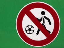 No Ball Games sign royalty free stock photos No Ball Games sign royalty free stock photos