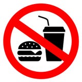 No eating vector sign stock illustration No eating vector sign stock illustration