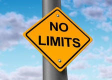 No limits endless limitless potential positive