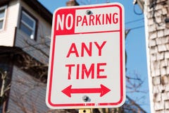 No Parking Any Time Sign Stock Photo No Parking Any Time Sign Stock Photo