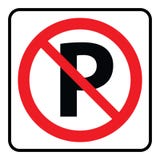 No Parking symbol-Prohibition Sign royalty free illustration No Parking symbol-Prohibition Sign royalty free illustration