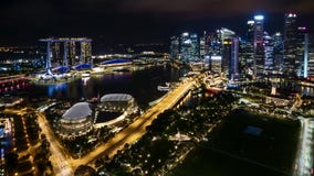 Noc przy Singapur Noc przy Singapur