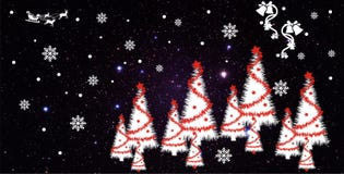 Noche de la Navidad con vector del fondo de las nevadas libre illustration Noche de la Navidad con vector del fondo de las nevadas libre illustration