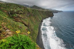 Nogales strand, La Palma royalty-vrije stock afbeeldingen Nogales strand, La Palma royalty-vrije stock afbeeldingen