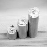 Noir et blanc, toujours composition en vie avec les morceaux géométriques en bois avec les roses blanches image stock Noir et blanc, toujours composition en vie avec les morceaux géométriques en bois avec les roses blanches image stock