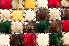Noix de coco de mosa?que de texture ?troitement, le d?cor est fait de mat?riaux naturels d'eco Texture d'?corce de fibre de palmi photos libres de droits Noix de coco de mosa?que de texture ?troitement, le d?cor est fait de mat?riaux naturels d'eco Texture d'?corce de fibre de palmi photos libres de droits