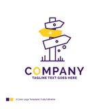 Nom de la société Logo Design For Direction, conseil, camping, signe, La illustration de vecteur Nom de la société Logo Design For Direction, conseil, camping, signe, La illustration de vecteur