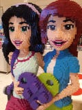 Human characters made with Lego blocks Royalty Free Stock Images Human characters made with Lego blocks Royalty Free Stock Images