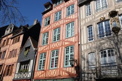 Normandie, la ville pittoresque de Rouen photos stock Normandie, la ville pittoresque de Rouen photos stock