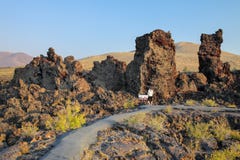 North Crater Flow Trail, Craters of the Moon National Monument, Idaho, USA royalty free stock photo North Crater Flow Trail, Craters of the Moon National Monument, Idaho, USA royalty free stock photo