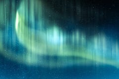 Northern Lights In Winter Mountains Stock Photos Northern Lights In Winter Mountains Stock Photos