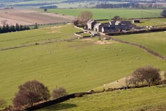 Northumbrian Farmyard In Landscape Northumbrian Farmyard In Landscape