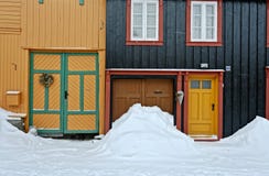 norway La città di Röros nell'inverno fotografie stock norway La città di Röros nell'inverno fotografie stock