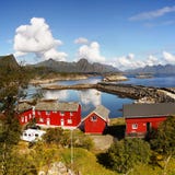 Norway Landscape Fishing Port stock photo Norway Landscape Fishing Port stock photo