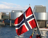 Norwegian Flag Stock Photo Norwegian Flag Stock Photo