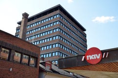 Norweski pracy i opieki społecznej administraci biuro fotografia stock Norweski pracy i opieki społecznej administraci biuro fotografia stock