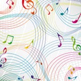 Nota Colourful di musica su una priorità bassa grigia. illustrazione vettoriale Nota Colourful di musica su una priorità bassa grigia. illustrazione vettoriale