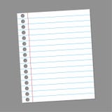 Nota del papel en blanco para los expedientes libre illustration Nota del papel en blanco para los expedientes libre illustration