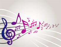 Notas de la música de baile libre illustration Notas de la música de baile libre illustration