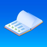 Note book checklist icon, isometric style vector illustration Note book checklist icon, isometric style vector illustration