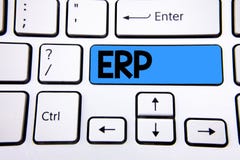 Note d'écriture montrant l'ERP La planification de présentation de ressource d'entreprise de photo d'affaires avec automatisent d photographie stock Note d'écriture montrant l'ERP La planification de présentation de ressource d'entreprise de photo d'affaires avec automatisent d photographie stock
