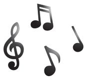 Note musicali illustrazione vettoriale Note musicali illustrazione vettoriale