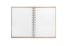 Notepad with open pages. stock photography Notepad with open pages. stock photography