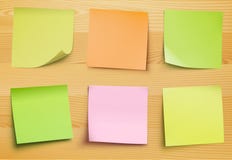 Notes de post-it illustration de vecteur Notes de post-it illustration de vecteur