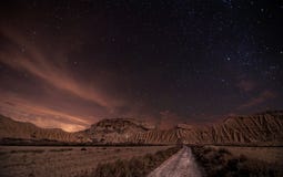 Notte del deserto fotografia stock libera da diritti Notte del deserto fotografia stock libera da diritti