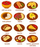 Nourriture mexicaine illustration stock Nourriture mexicaine illustration stock