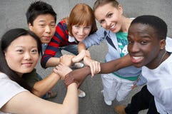 Nous sommes des amis Photographie stock libre de droits Nous sommes des amis Photographie stock libre de droits