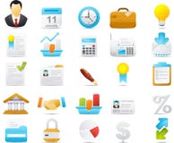 Nouve icon set: Business and Finance