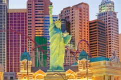 Nouveaux York-nouveaux hôtel et casino de York à Las Vegas images stock Nouveaux York-nouveaux hôtel et casino de York à Las Vegas images stock