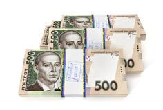 Nouvelles factures de hryvnia ukrainien d'isolement illustration de vecteur Nouvelles factures de hryvnia ukrainien d'isolement illustration de vecteur